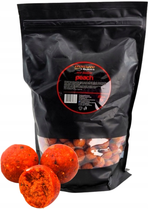 Kulki Massive Baits Eco Boilies 18mm 1kg Peach