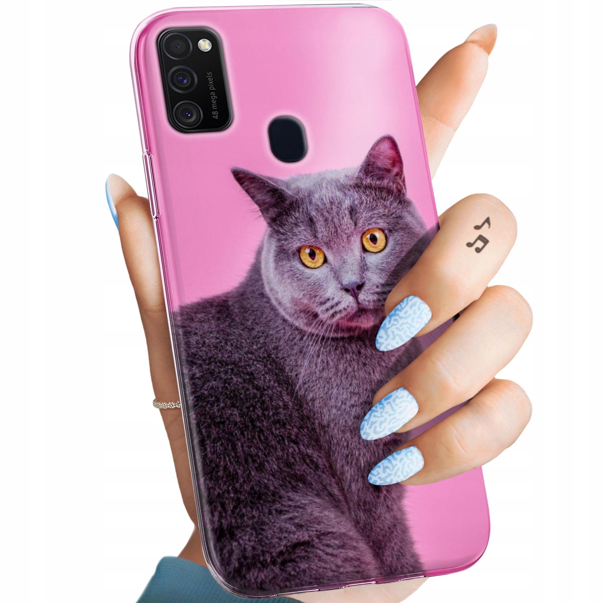 ETUI DO SAMSUNG GALAXY M21 WZORY KOTY KOTKI KOCIAKI OBUDOWA POKROWIEC CASE