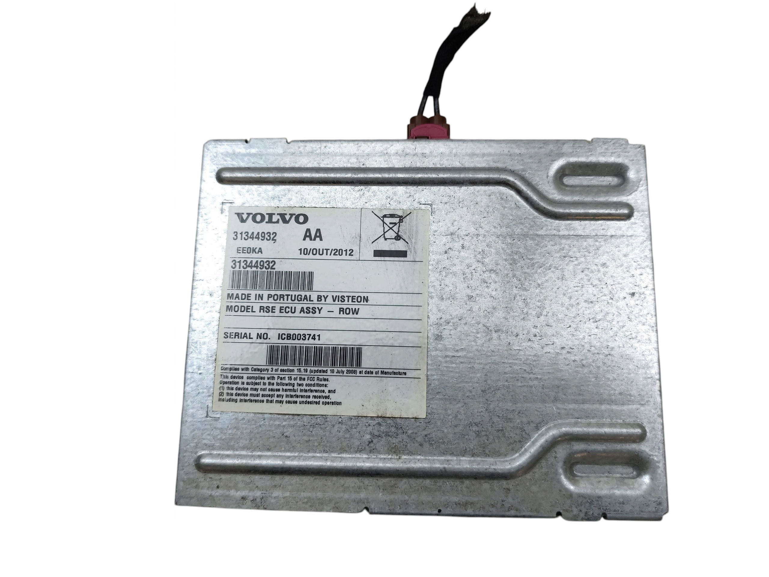modul Bedienteil ECU VOLVO XC60 XC70 V60 31344932