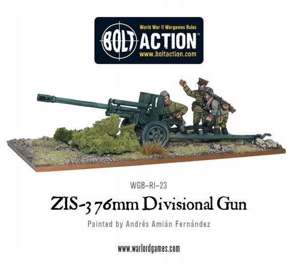 BOLT ACTION Soviet ZIS-3 76mm Divisional Gun System Bolt Action