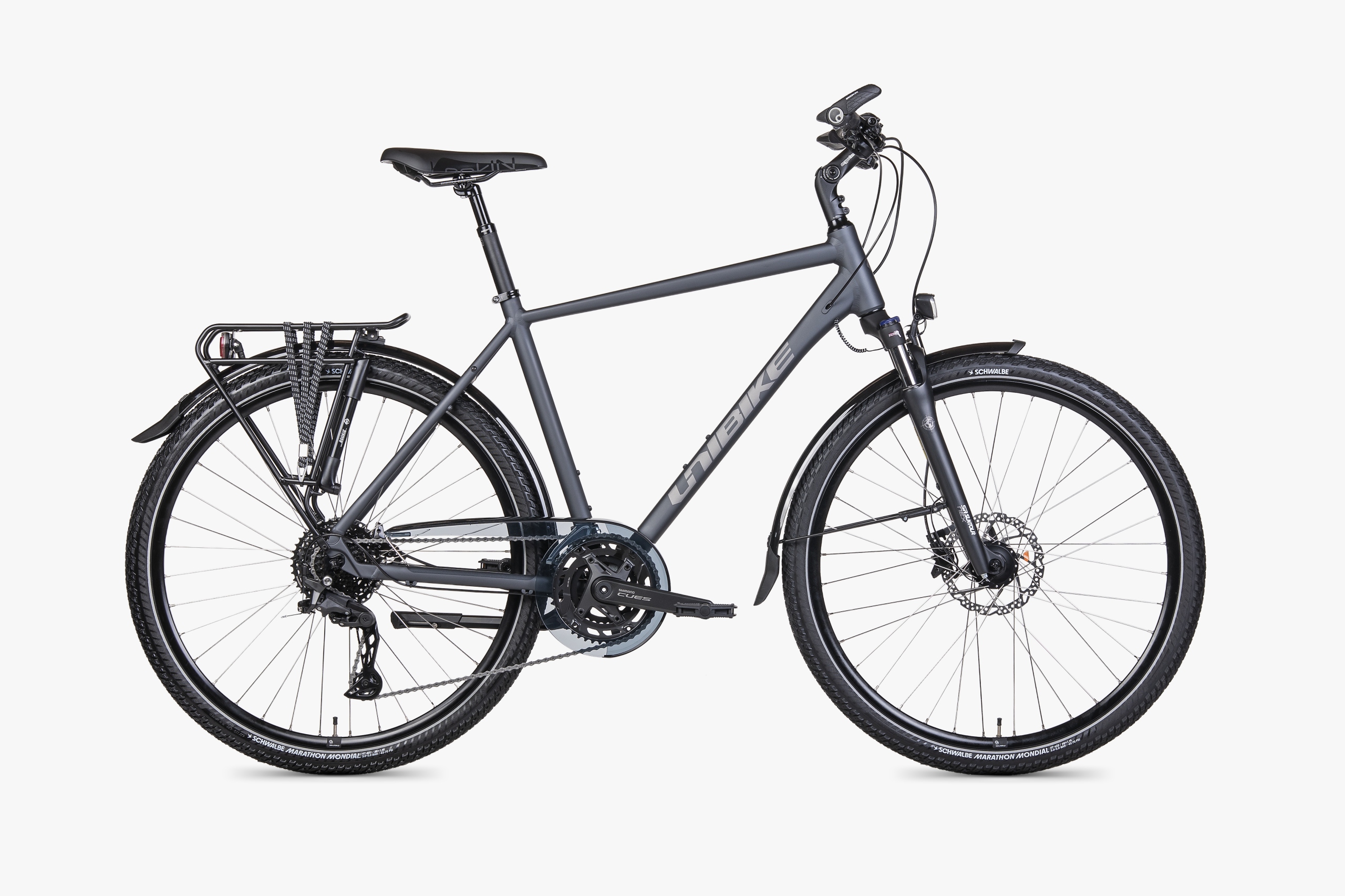 Rower trekkingowy Unibike Atlantis rama 21 cali koło 28 " szary 2026