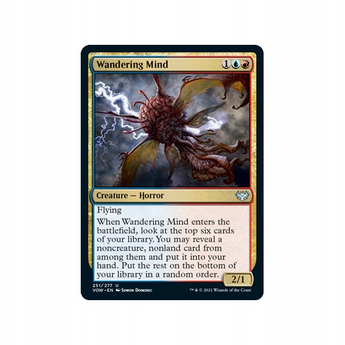 Mtg 2x Wandering Mind (Uncommon)