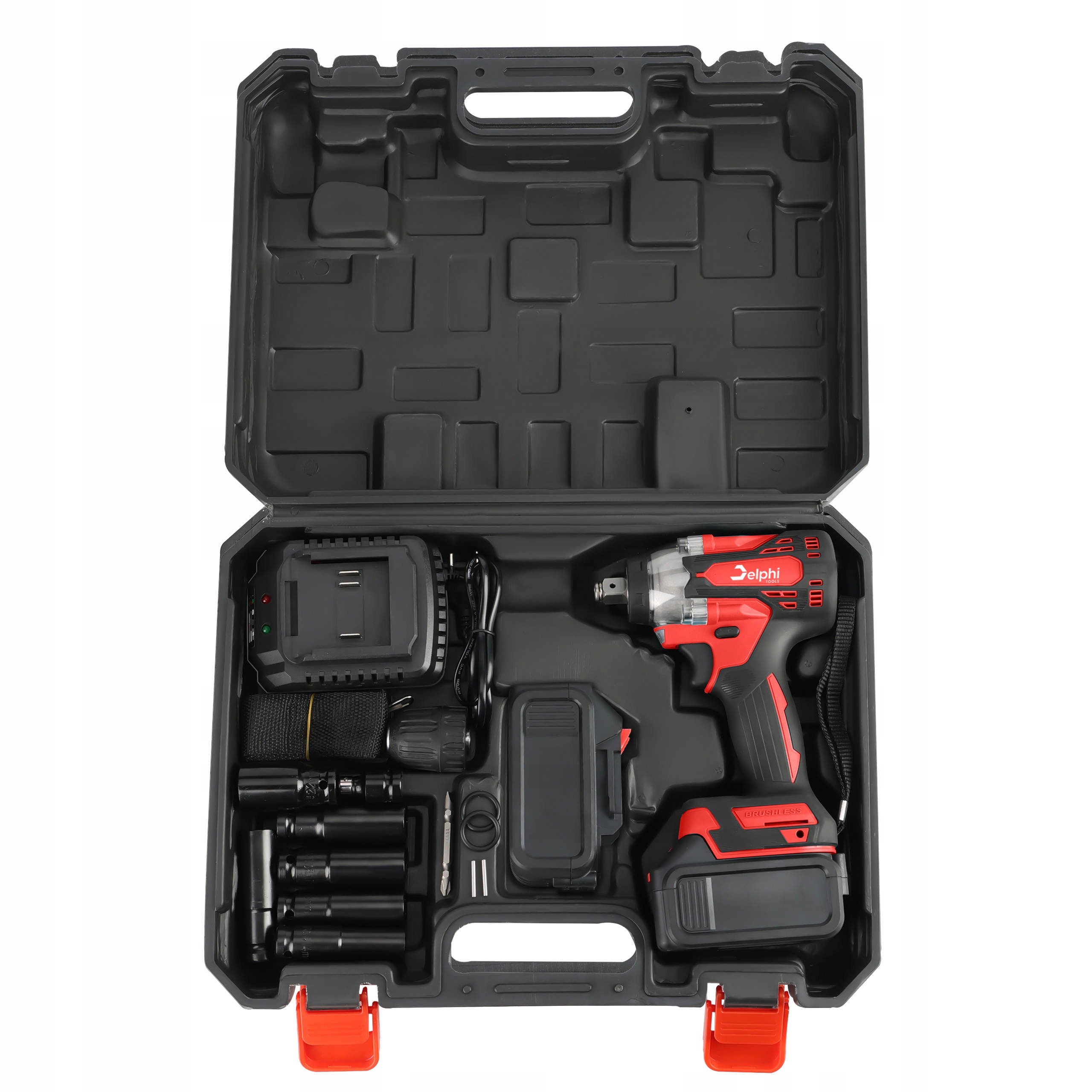 Klucz Udarowy Akumulatorowy do KÓŁ 20V 1/2'' 2xAKU Rozmiar trzpienia 1/2''