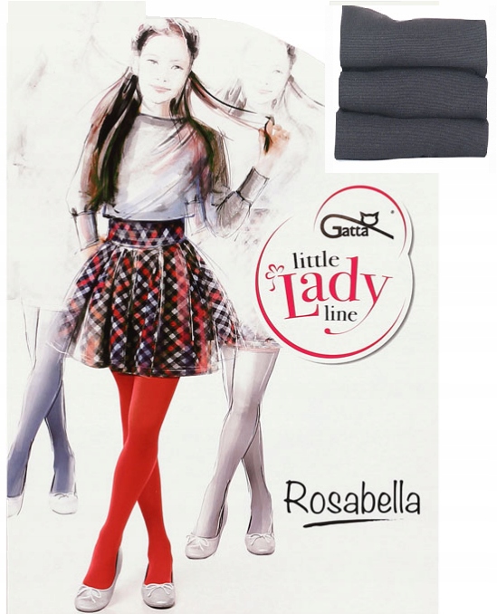 

Gatta Rajstopy Rosabella 60den 140/146 Grafit
