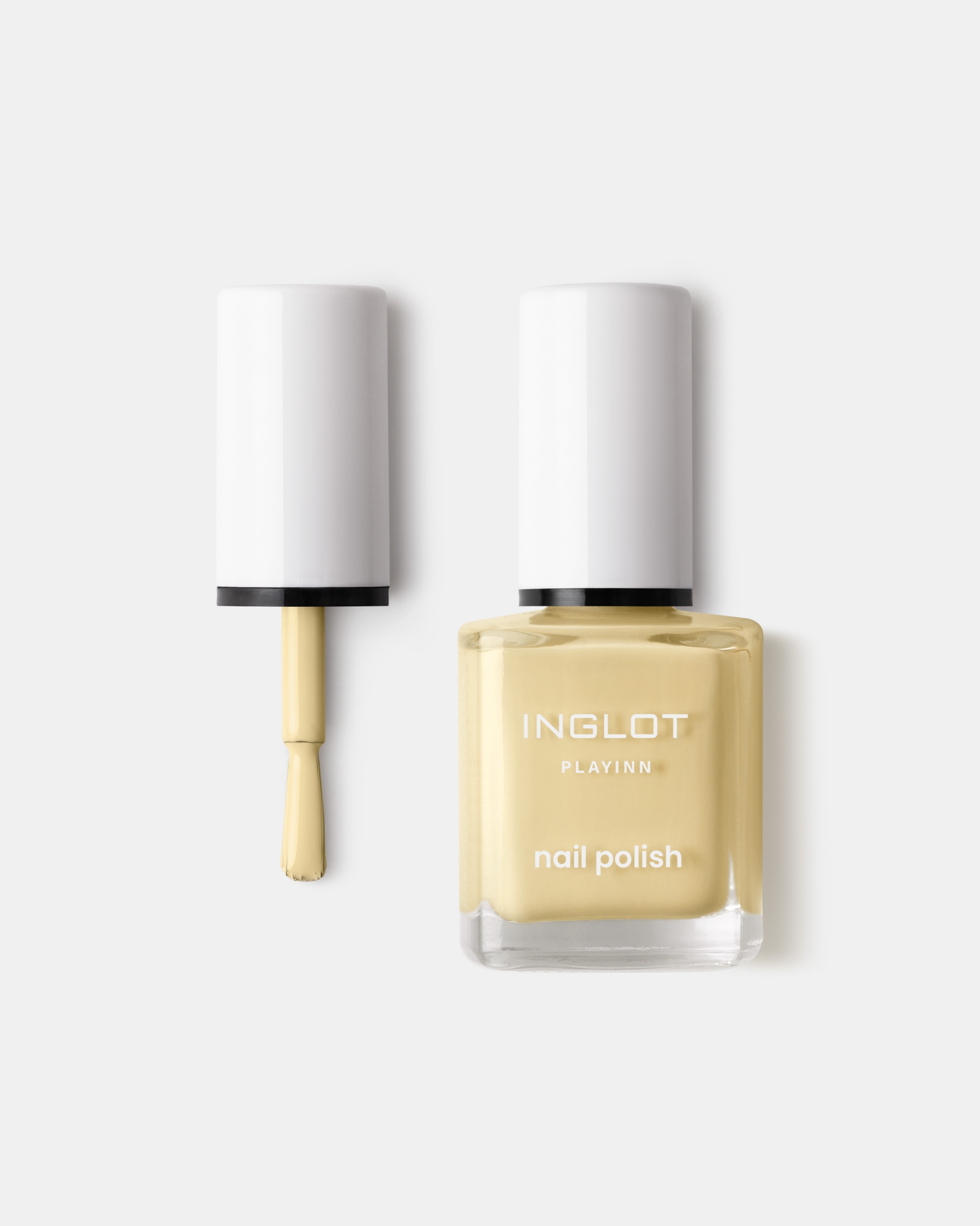 Lak na nehty Inglot žluto-zlatý lesklý, rychleschnoucí, 15 ml
