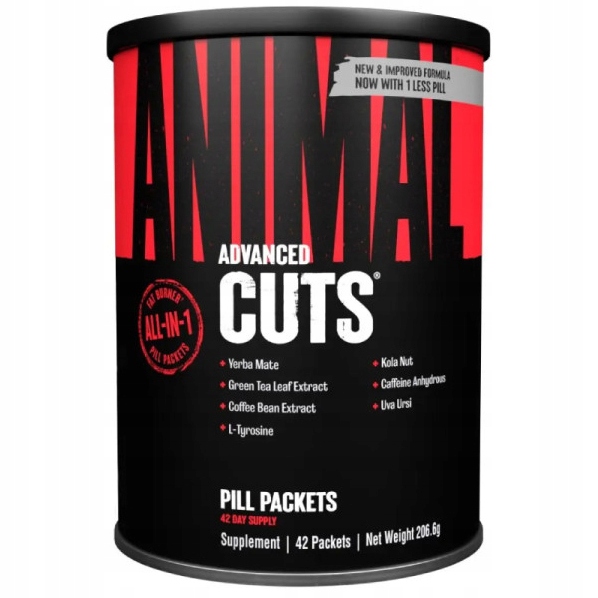 Universal Nutrition Animal Cuts – spalovač tuků – 42 balíčků