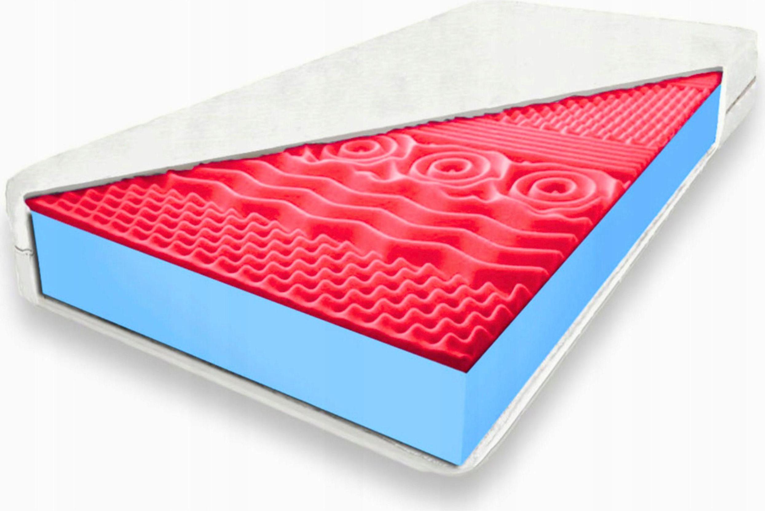 Matrace 160x200 akupunktura proti křečím zpevňuje měkkou pěnovou hmotu H1 24 cm