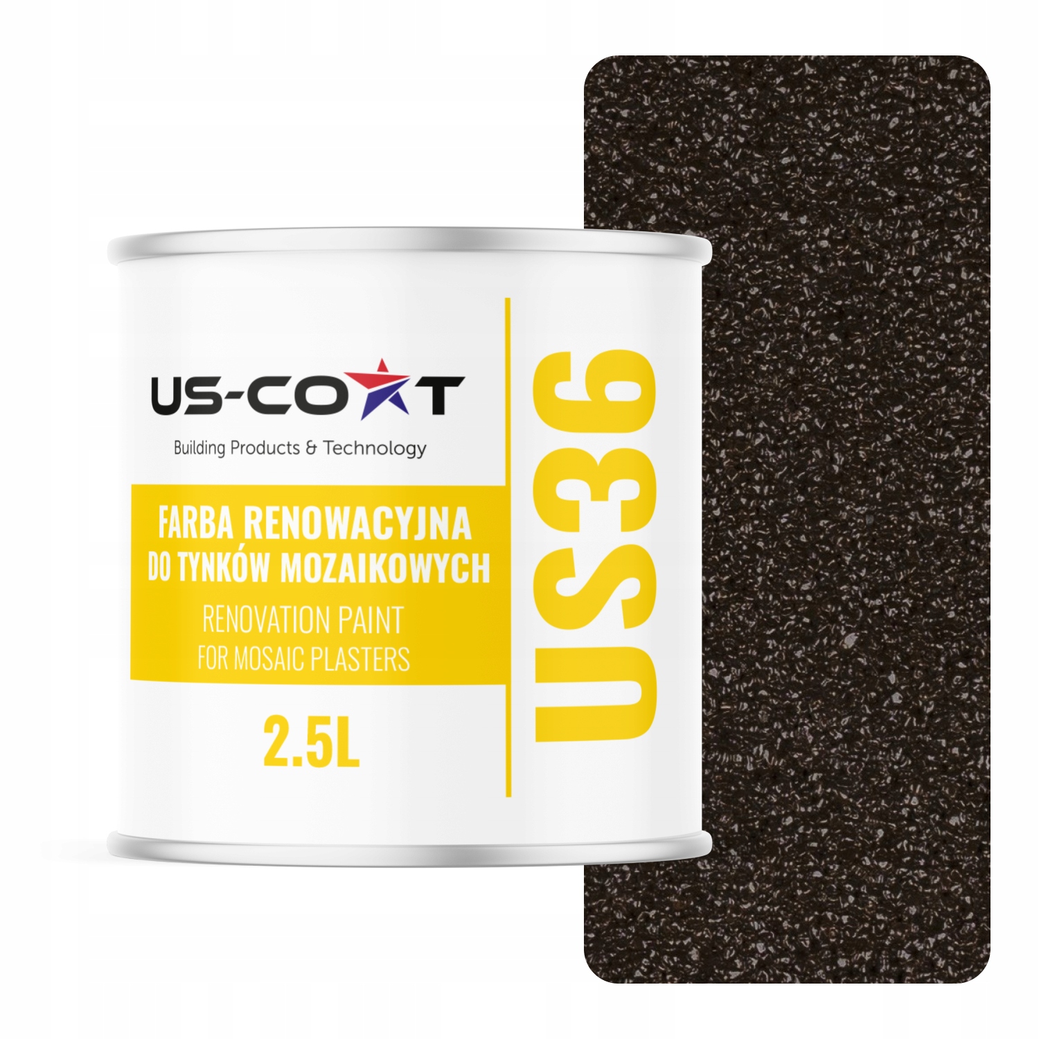 Renovačná farba na mozaikovú omietku 2.5L Obnova Čokoládová Bronz RAL8017