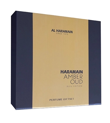 Al Haramain Amber Oud Bleu Edition dárková sada unisex parfémovaná voda 75