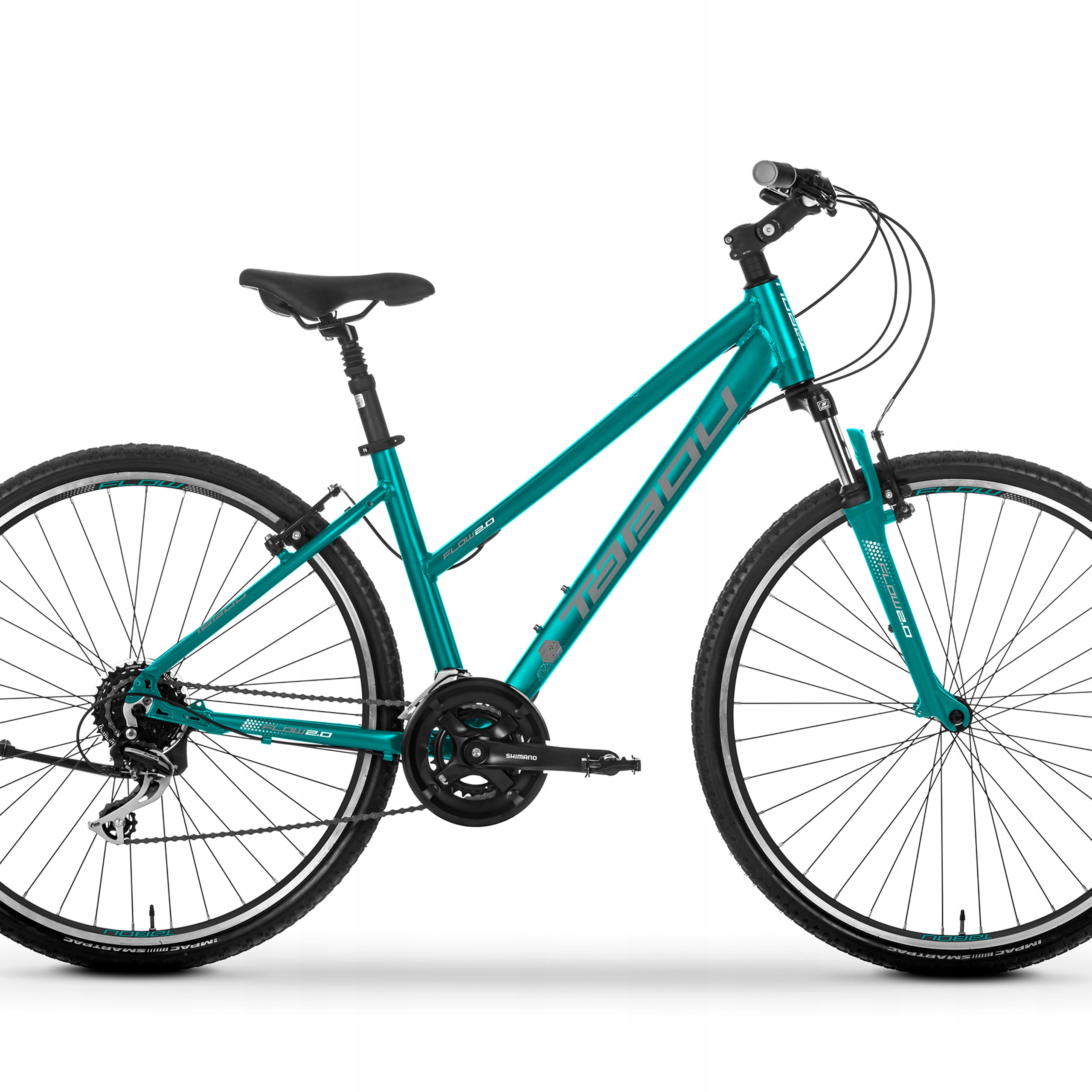 Rower Tabou 28" Flow 2.0 17" Turquoise/white