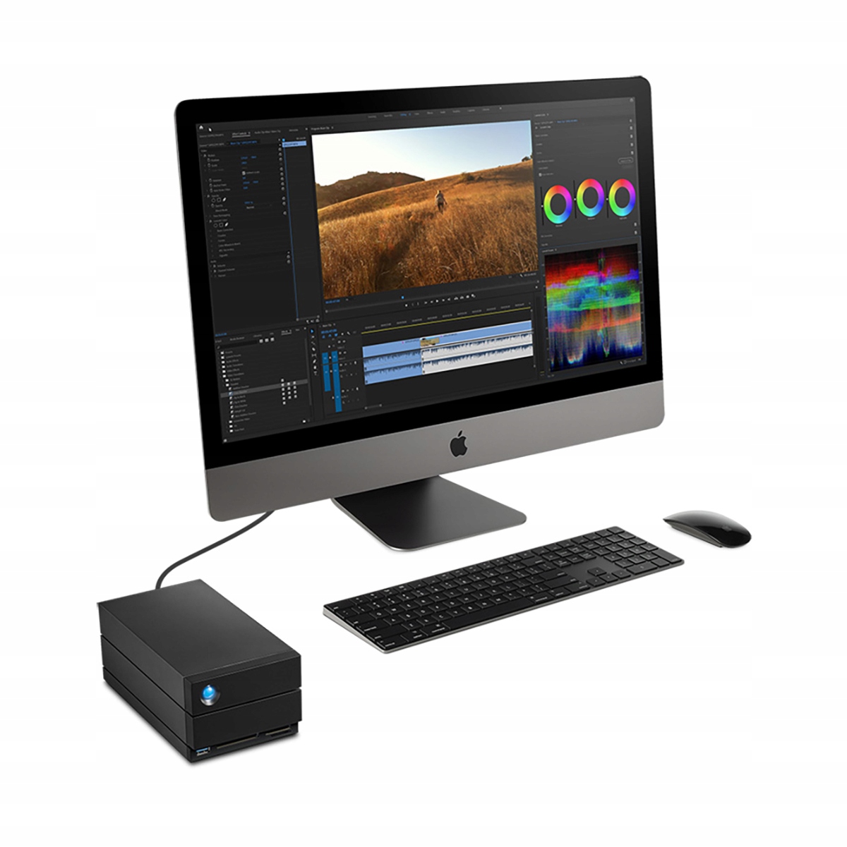 LaCie HDD External 2big Dock Thunderbolt 3 (3.5'/48TB/ THUNDERBOLT 3 + USB 3.1) — 9