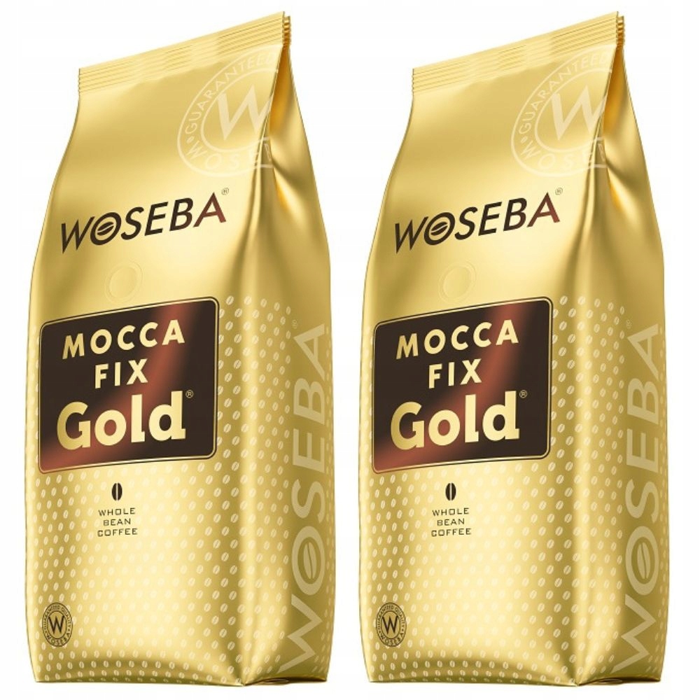 Levně Káva zrnková Woseba Mocca Fix Gold mix sada 2 x 1 kg