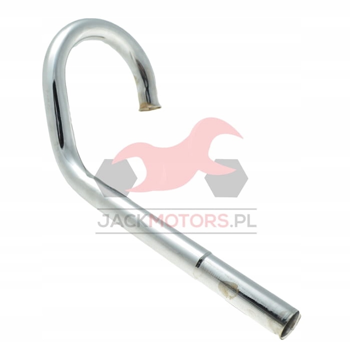 Kolanko tłumika MOTORYNKA CHROM