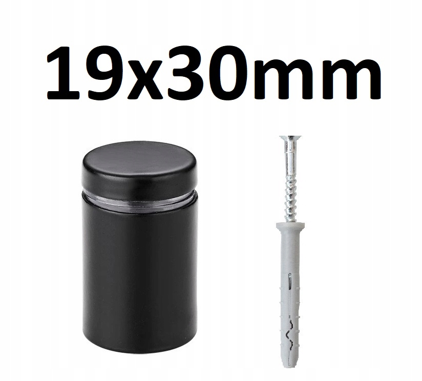 

Dystanse Montażowe 19x30 Dystans Montażowy Czarny