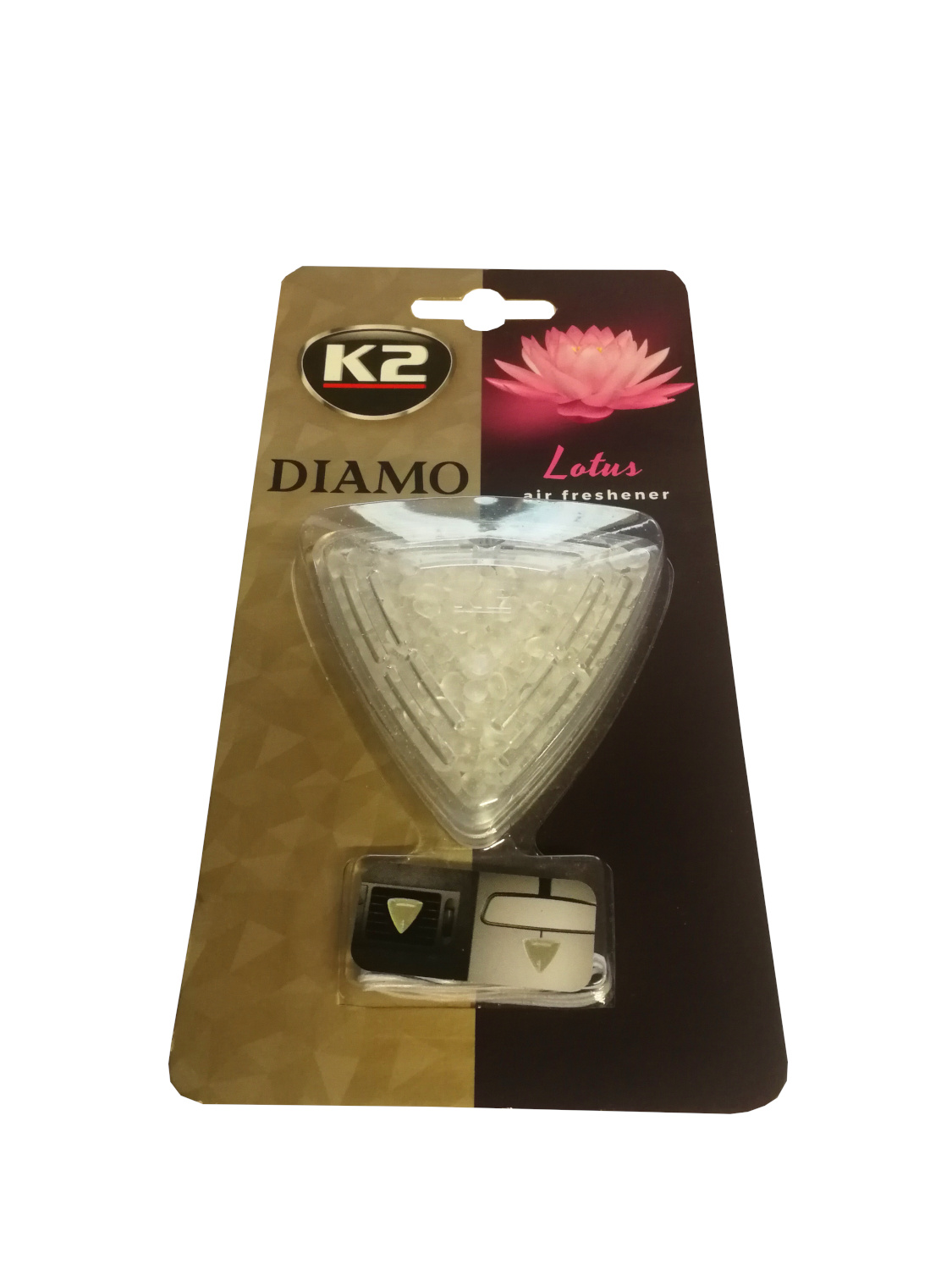 K2 DIAMO ZAPACH SAMOCHODOWY NA KRATKĘ LOTUS