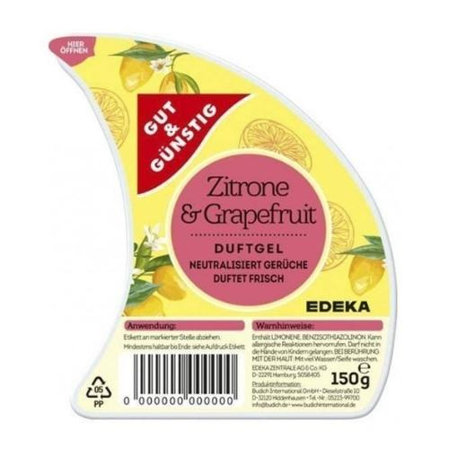 

G&g Odświeżacz Powietrza w Żelu Cytryna 150g D