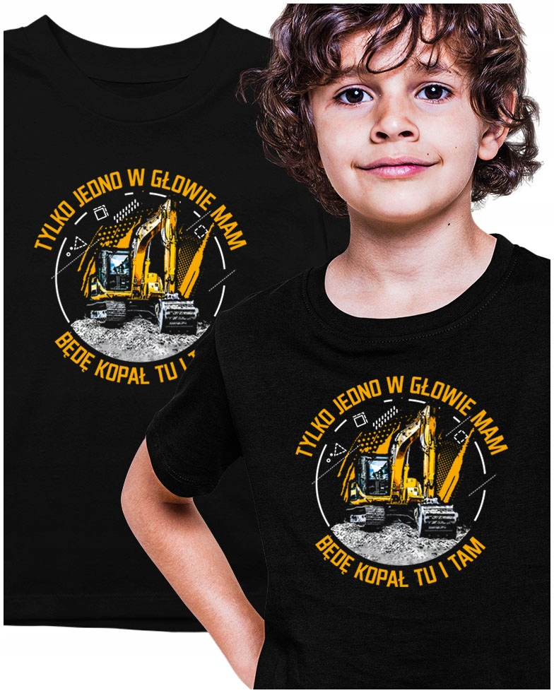 

Tshirt Z nadrukiem Koparki 122
