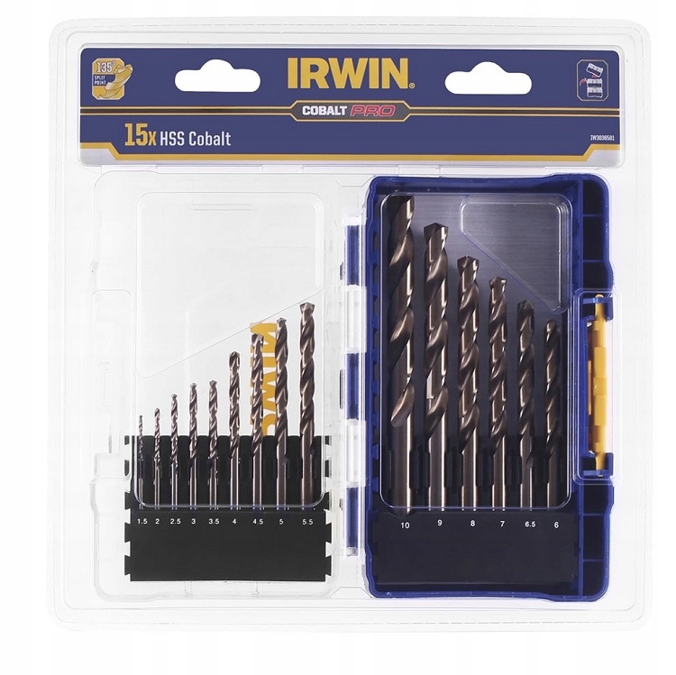 

Zestaw 15 szt wierteł Hss Cobalt