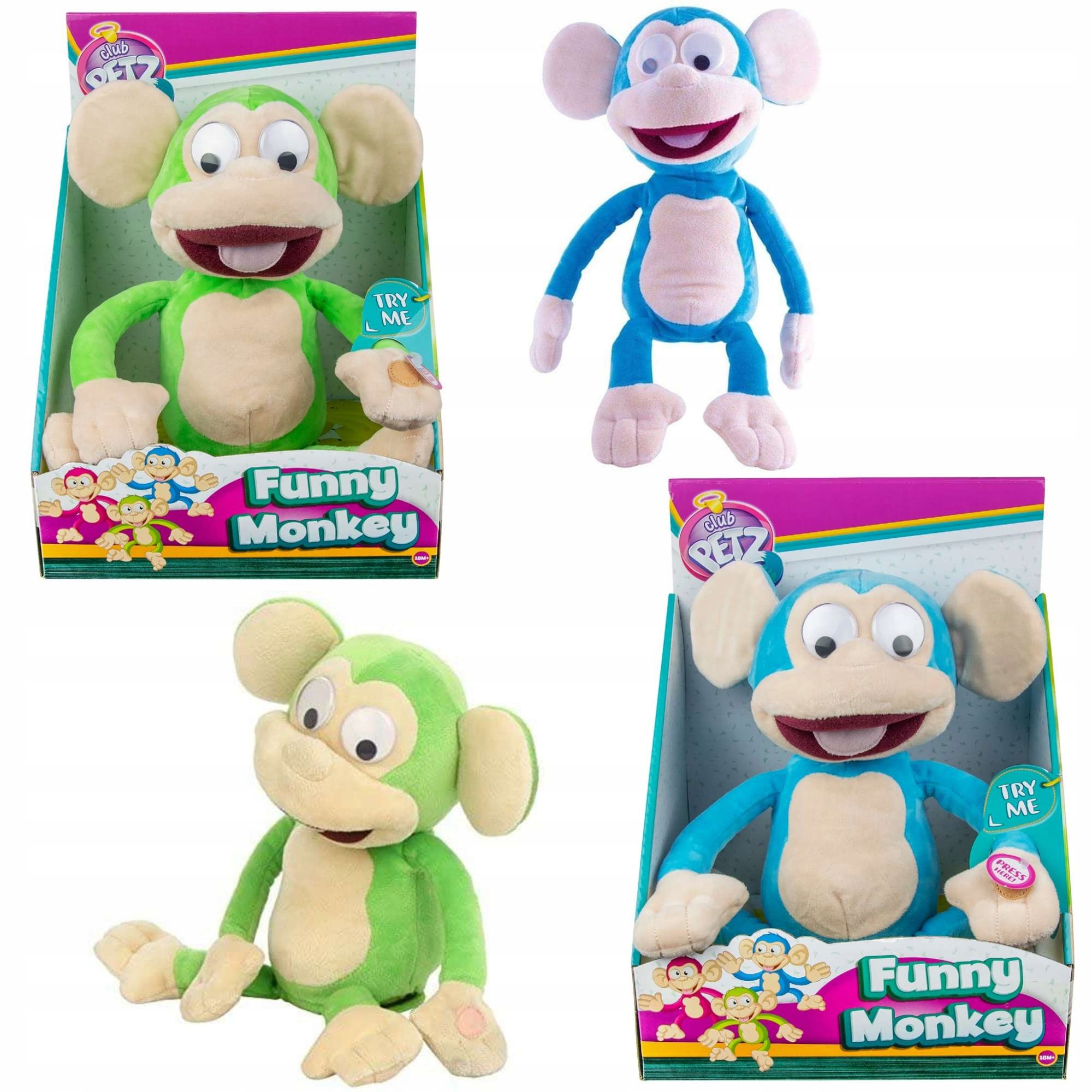 

Zestaw Interaktywnaych Małpek Fufris Monkey