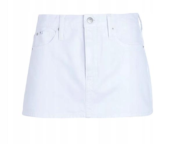 Calvin Klein Džínová minisukně bílá džínová velikost 27