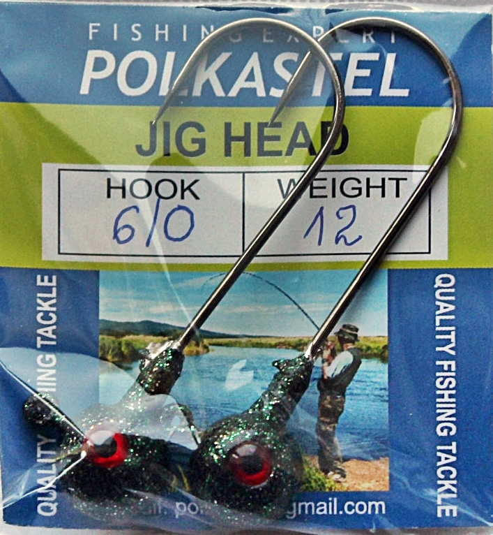 Główki Jigowe Ręcznie Malowane Hak 6/0 12gr. JG21