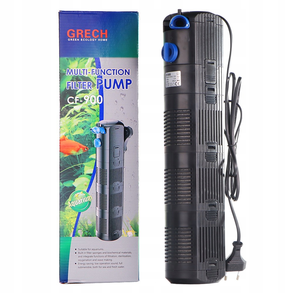 Levně Vnitřní Modulární Filtr Akvária 50-120 L 900 L/h Provzdušňovací Koše