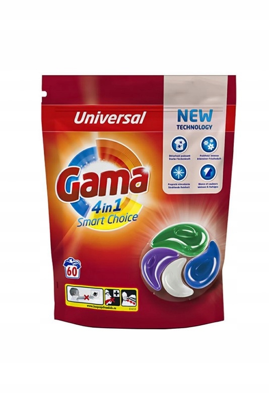 

Gama Universal 4 In 1 Pods Kapsułki 60szt XXL De