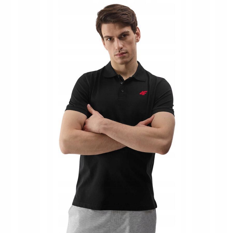 KOSZULKA MĘSKA POLO 4F T-SHIRT PODKOSZULEK BLUZKA SPORTOWA NA CO DZIEŃ Marka 4F