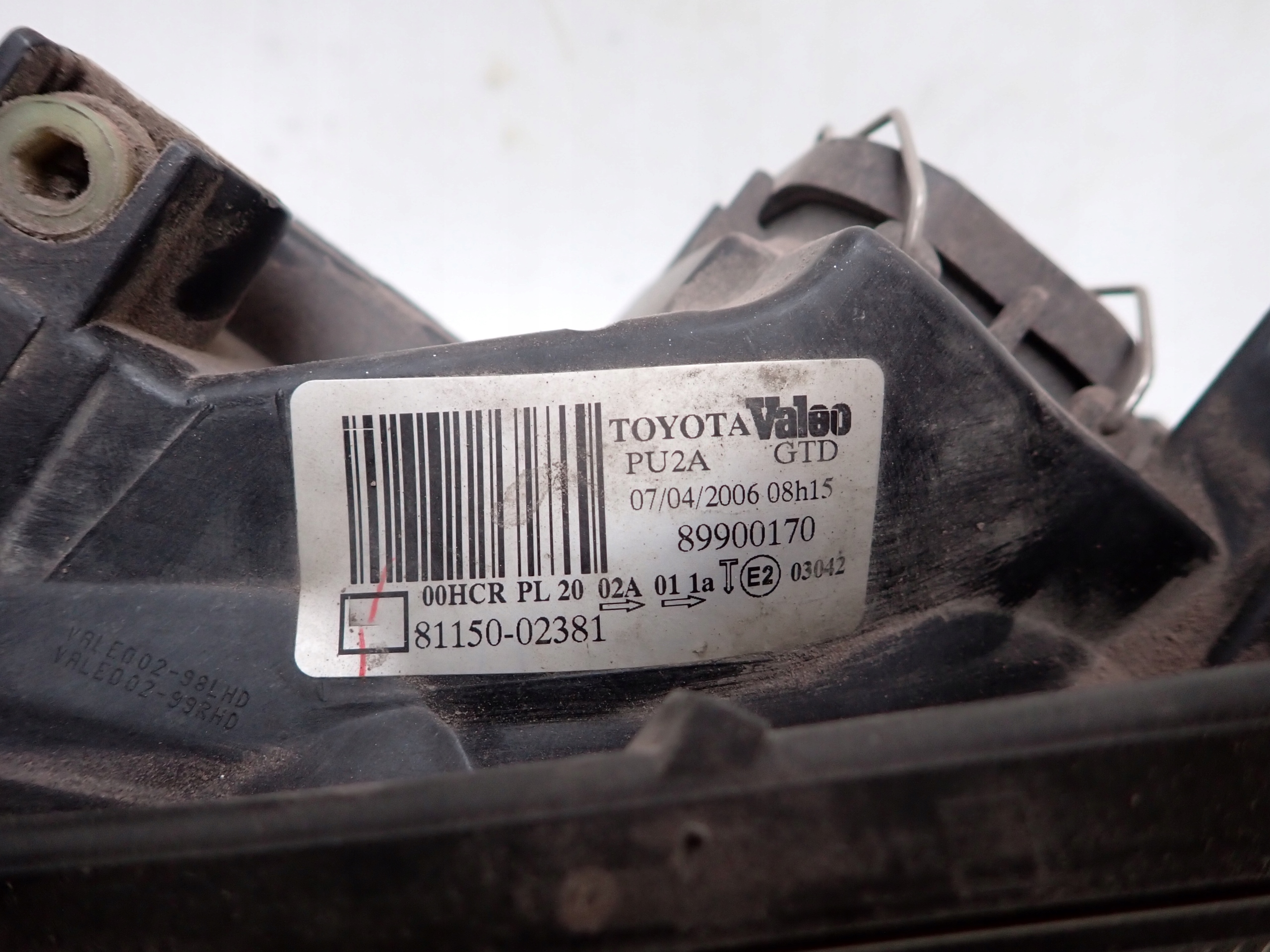 TOYOTA COROLLA E12 LIFT HB 05- light left front front 81150-02381