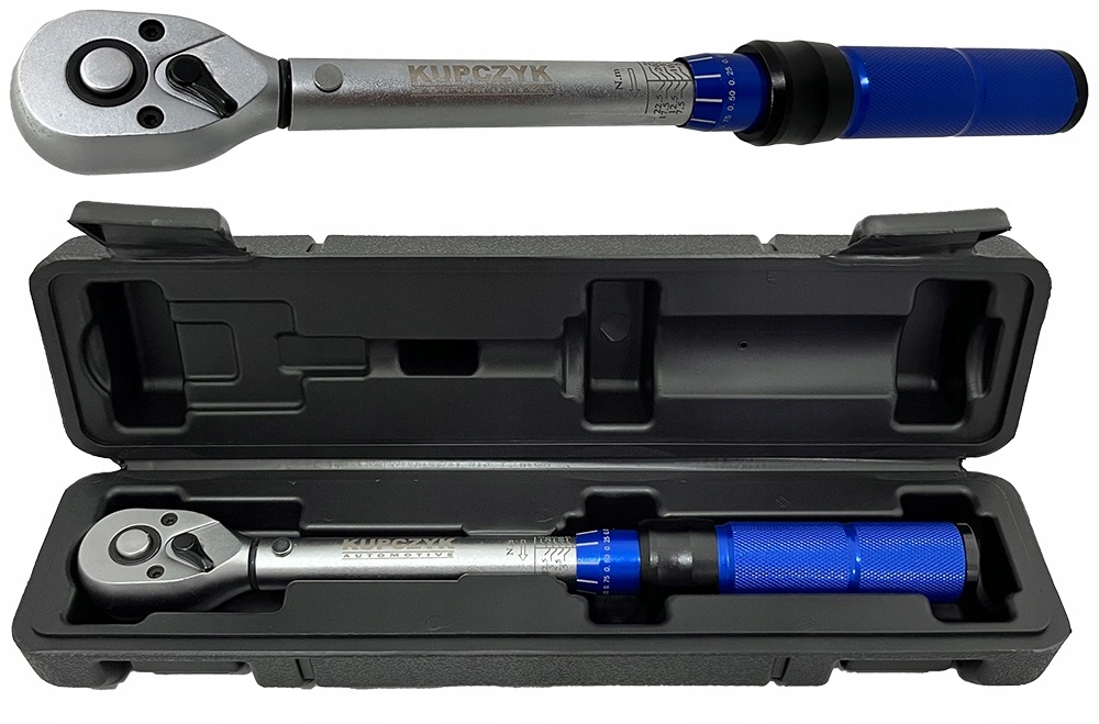 Klucz dynamometryczny 3/8 zakres 5-25 Nm blokada etui