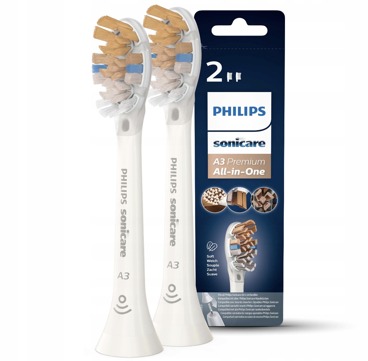 Końcówki Philips A3 Premium All-in-One 2szt