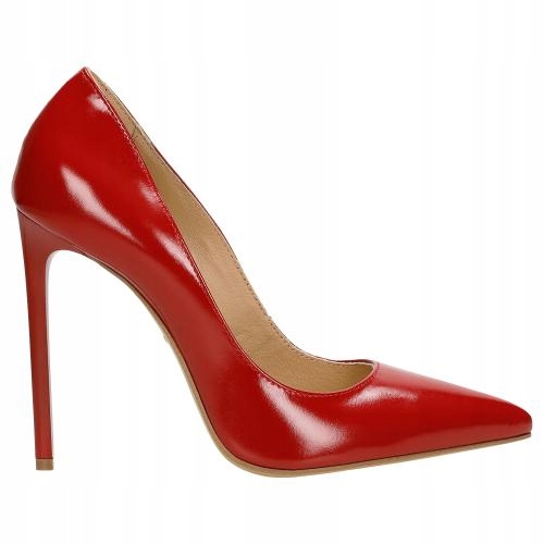 Czółenka damskie na szpilce Wojas czerwone r. 38,5