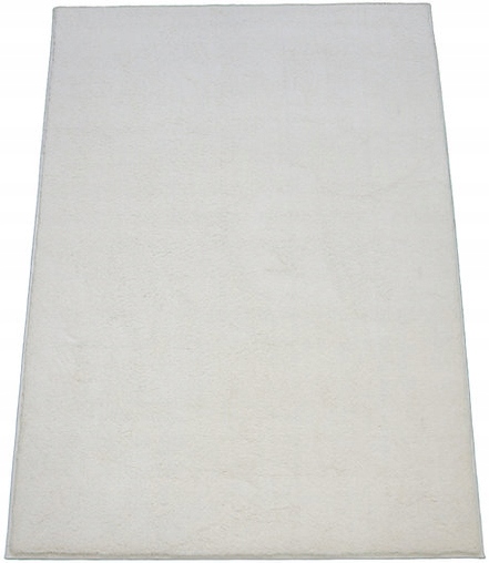 Koberec 120x170 Shaggy Svetlo Krémový Plyšový Mäkký Do Obývačky