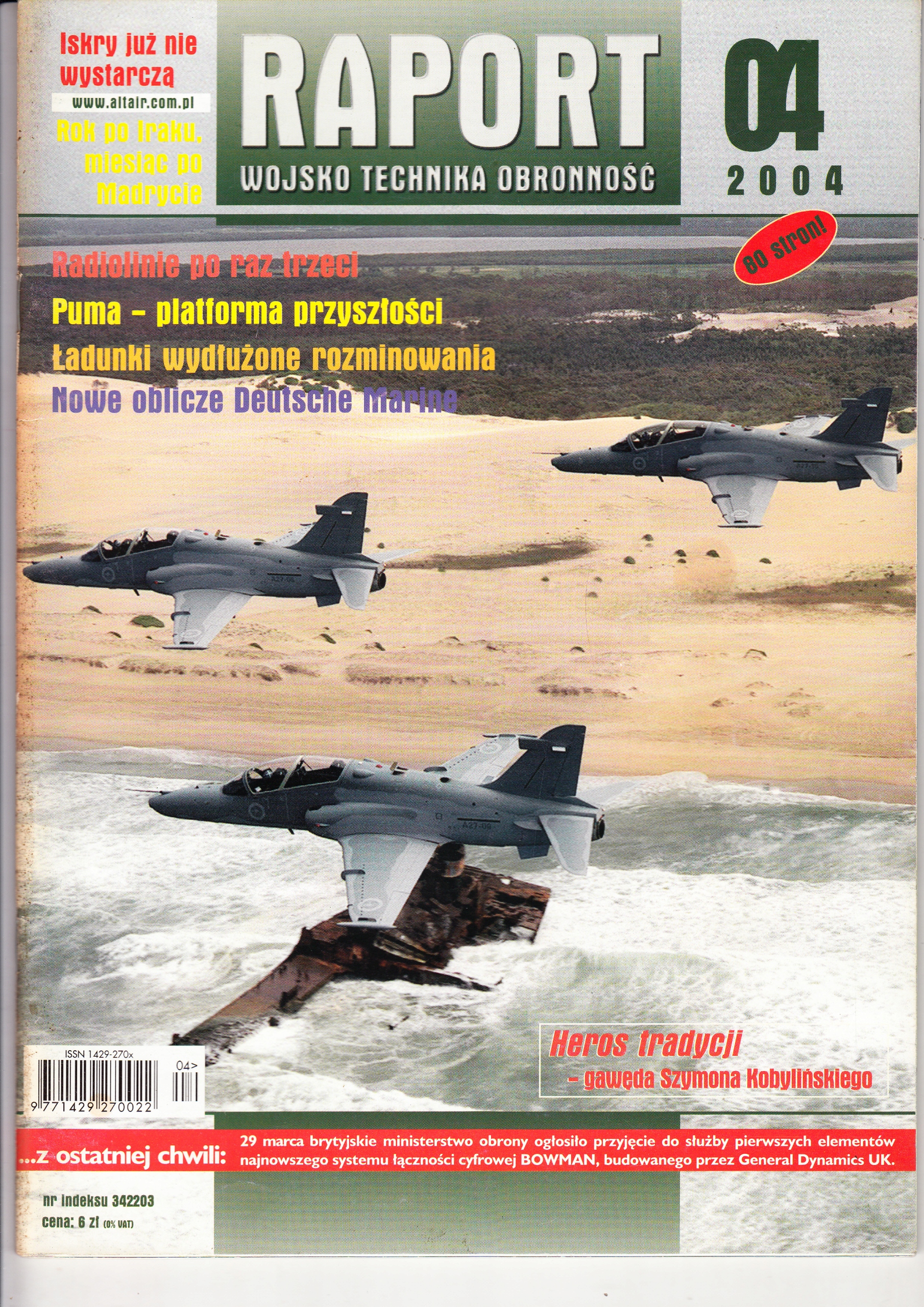 Raport Wojsko Technika Obronność * nr. 4/2004