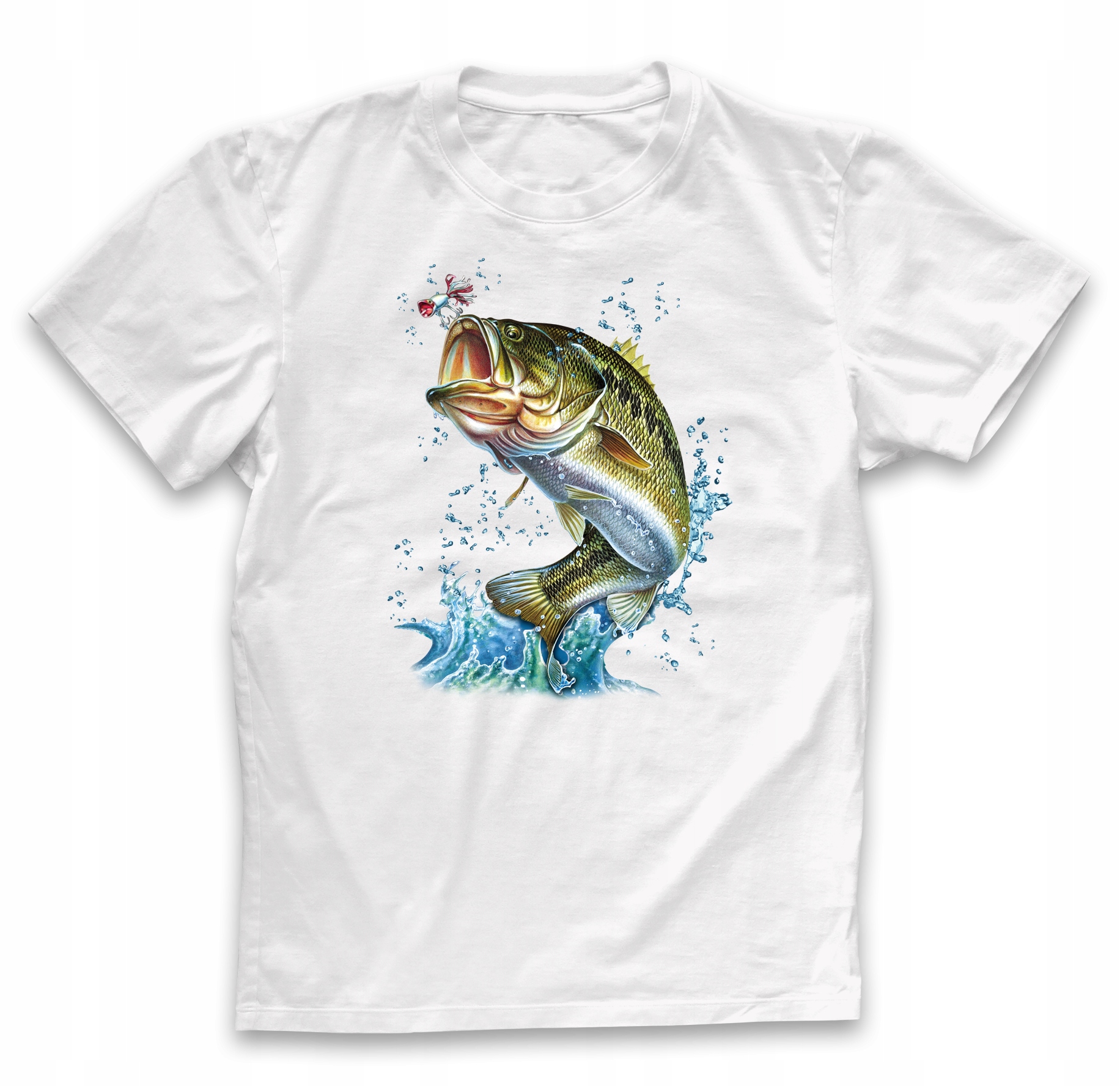 

Koszulka Dla wędkarza biała roz. XL