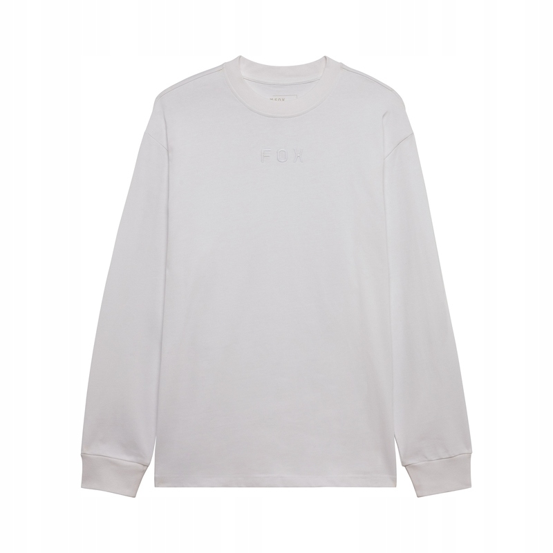 Tričko S Dlhým Rukávom Fox Wordmark Oversized Optic White (XL)