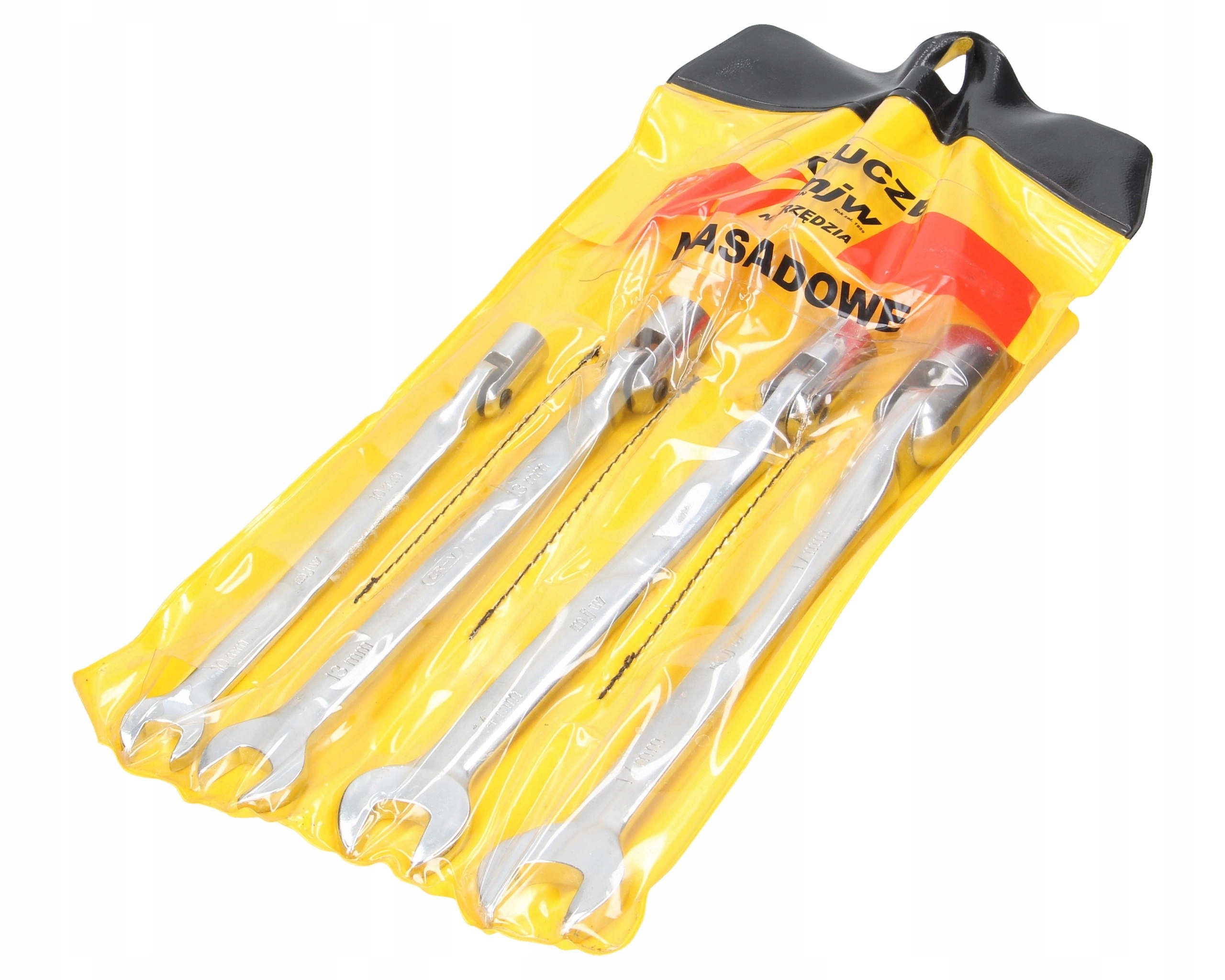 Sada plochých očkových klíčů s ráčnou 5 klíčů 10-19 mm Mjw