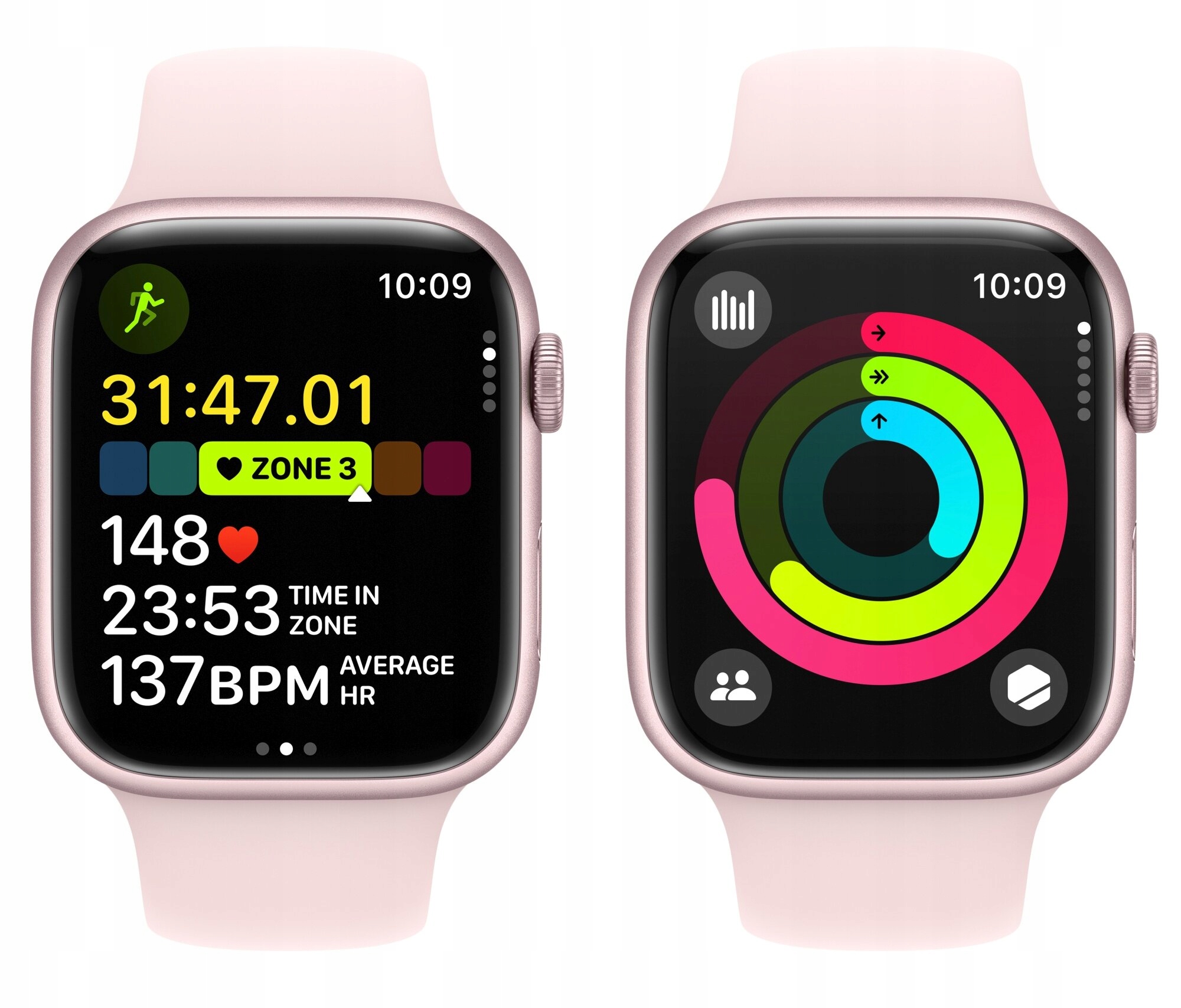 Smartwatch APPLE Watch 9 GPS + Cellular 45mm Kolor różowy
