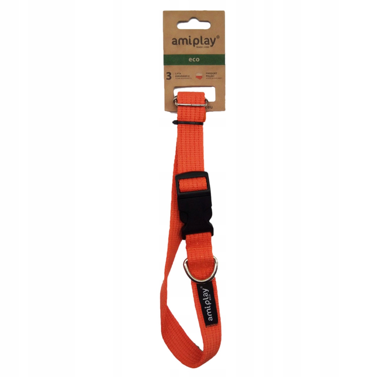 

Amiplay obroża regulowana Cotton orange 40-60