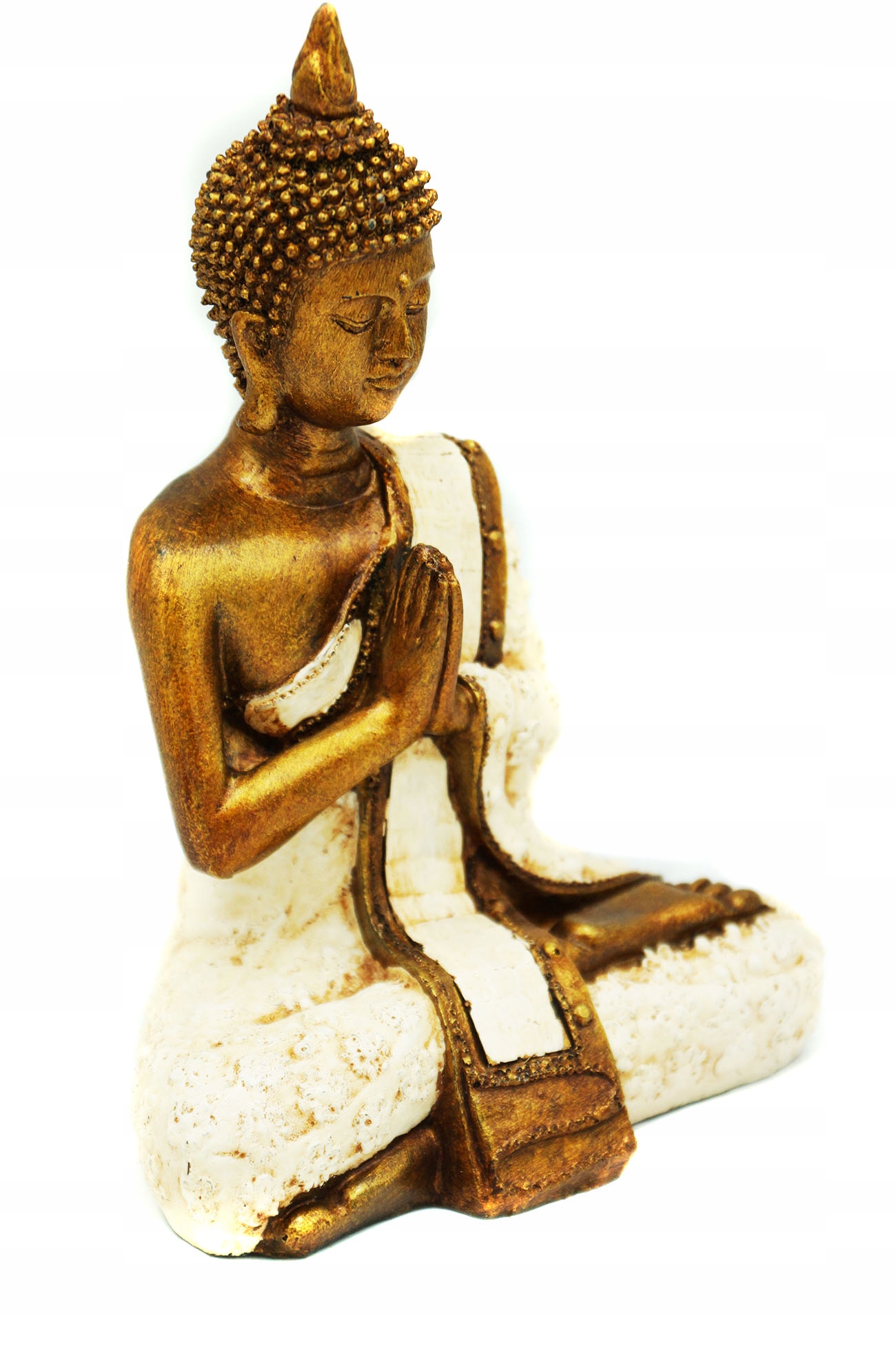 BUDDA BUDDHA RZEŹBA FIGURA DEKORACYJNA MUDRA