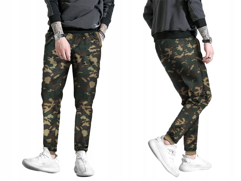 

Spodnie Dresowe Moro Męskie Dresy Army 4200-01 r L