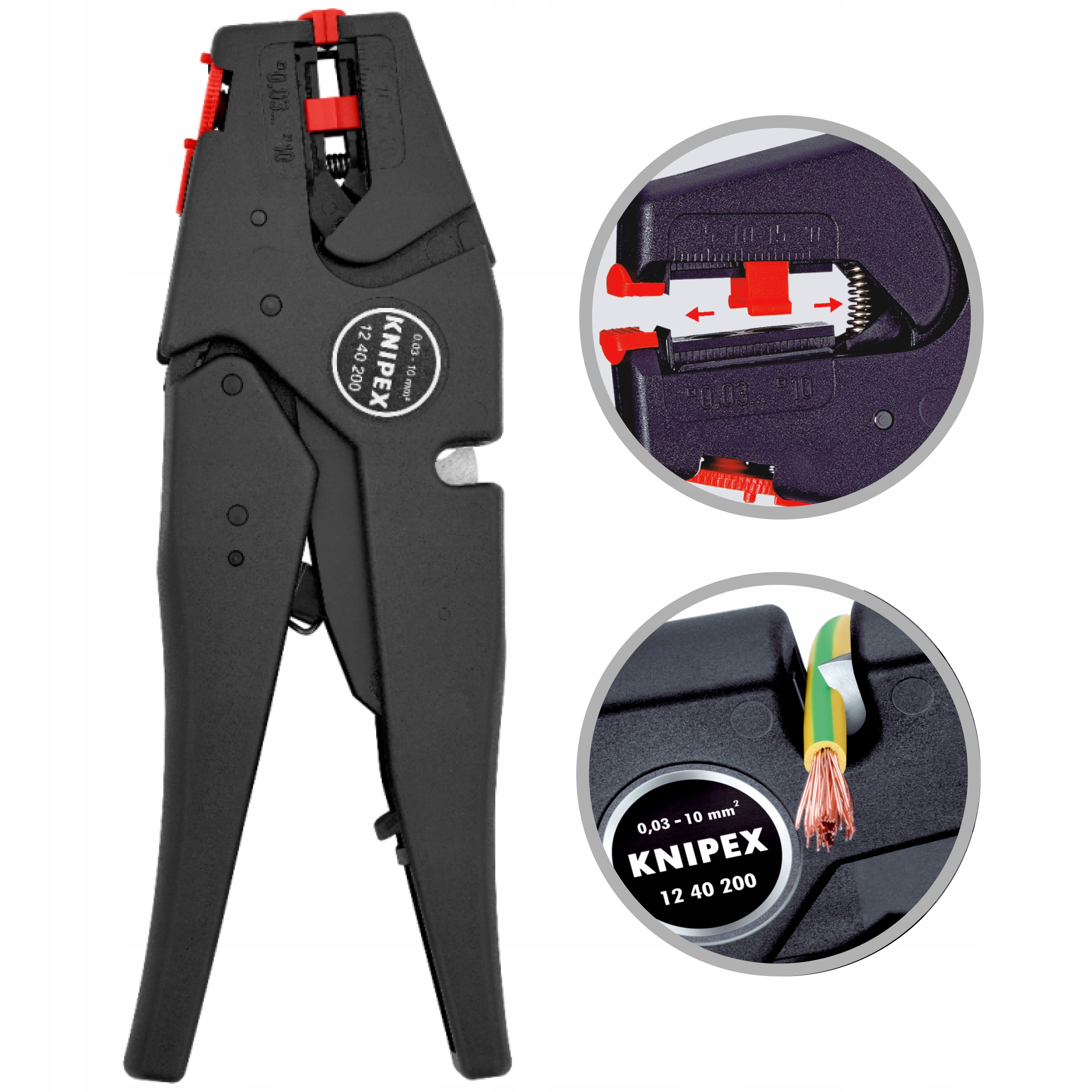 Kn 12 40 200 Kleště na odstraňování izolace