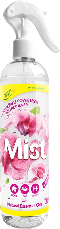 

Odświeżacz powietrza spray Mgiełka Słodki Groszek