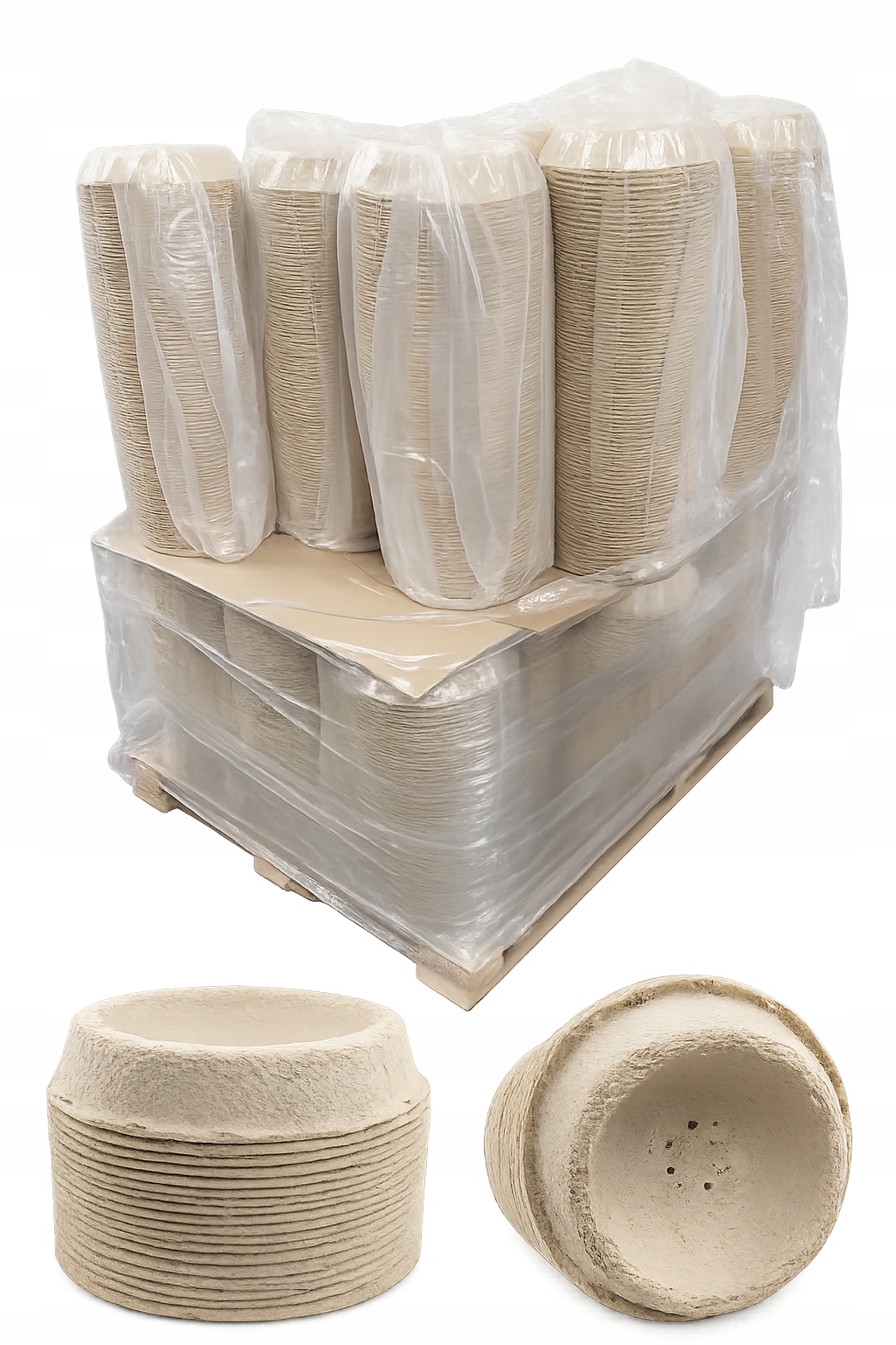 Miska papierowa 23 cm ekologiczna 1 szt