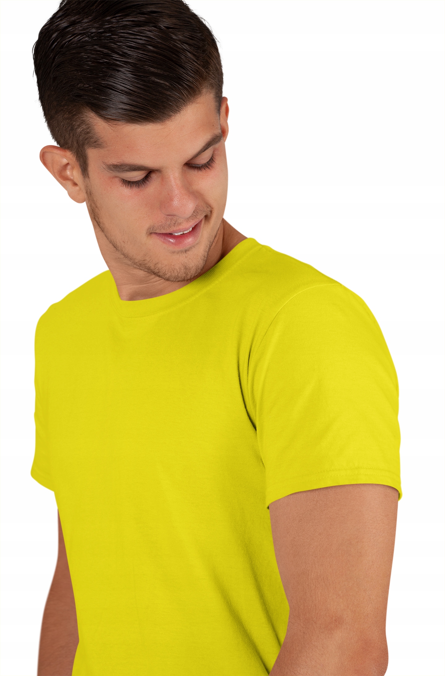 

Koszulka Tshirt 100% Bawełna Cotton Jakość Żółta