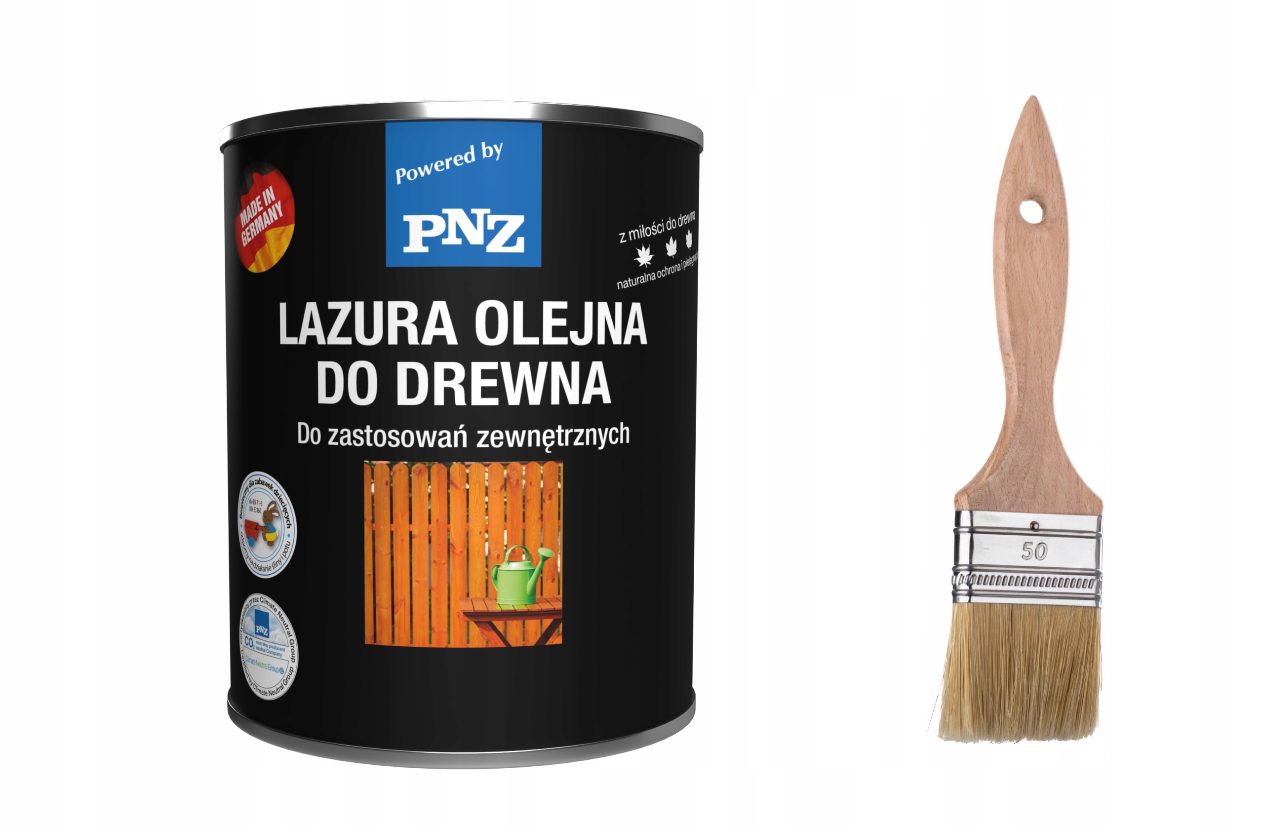 

Pnz Lazura Olejna do drewna 2,5L Pędzel