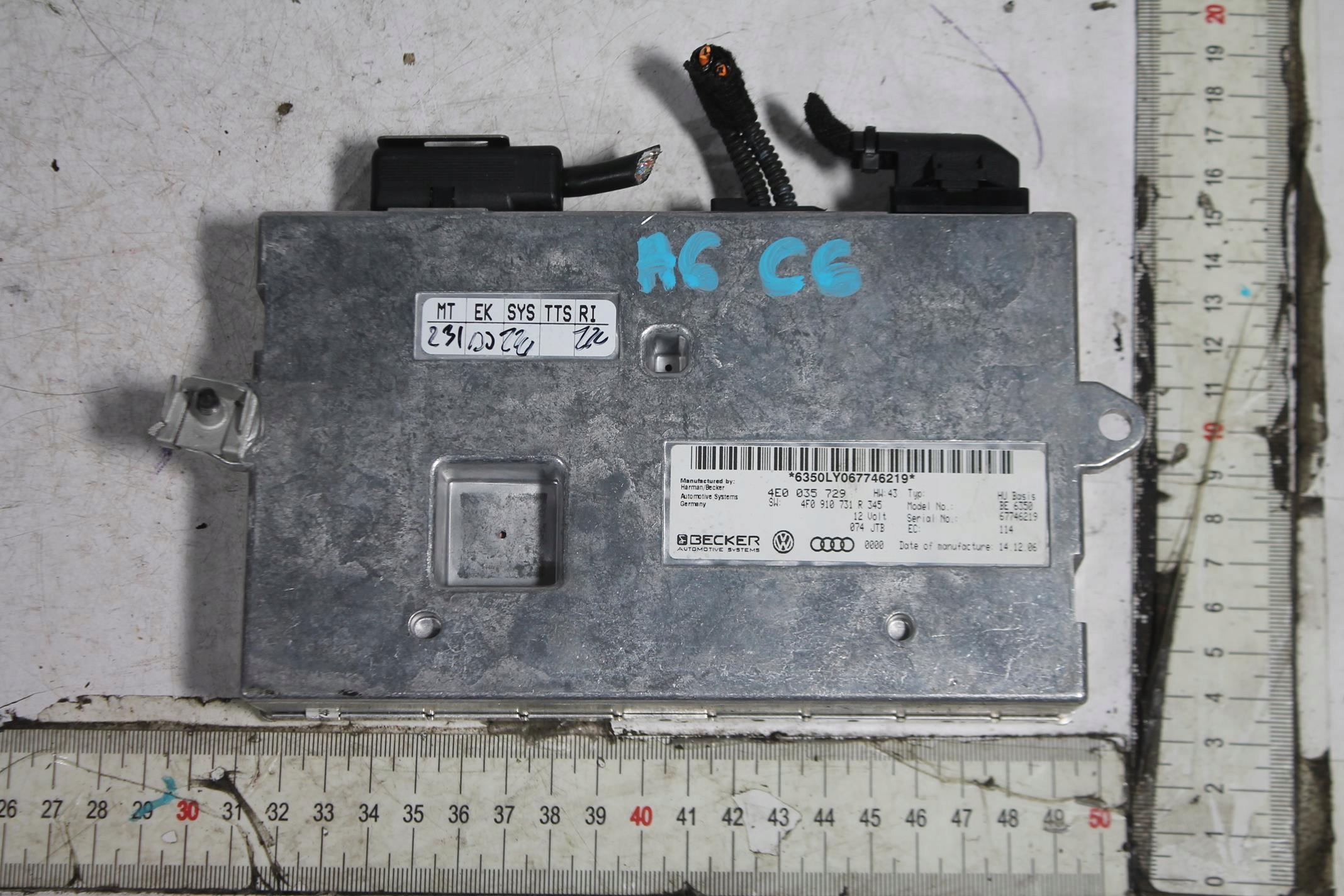 MODUL BEDIENTEIL MMI 4E0035729 AUDI A6 C6 04-11