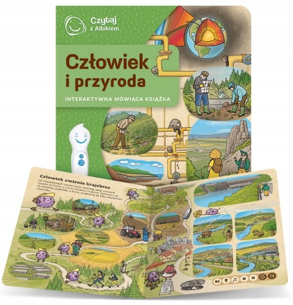 CZYTAJ Z ALBIKIEM - CZŁOWIEK I PRZYRODA - INTERAKTYWNA MÓWIĄCA KSIĄŻKA Tytuł Człowiek i przyroda