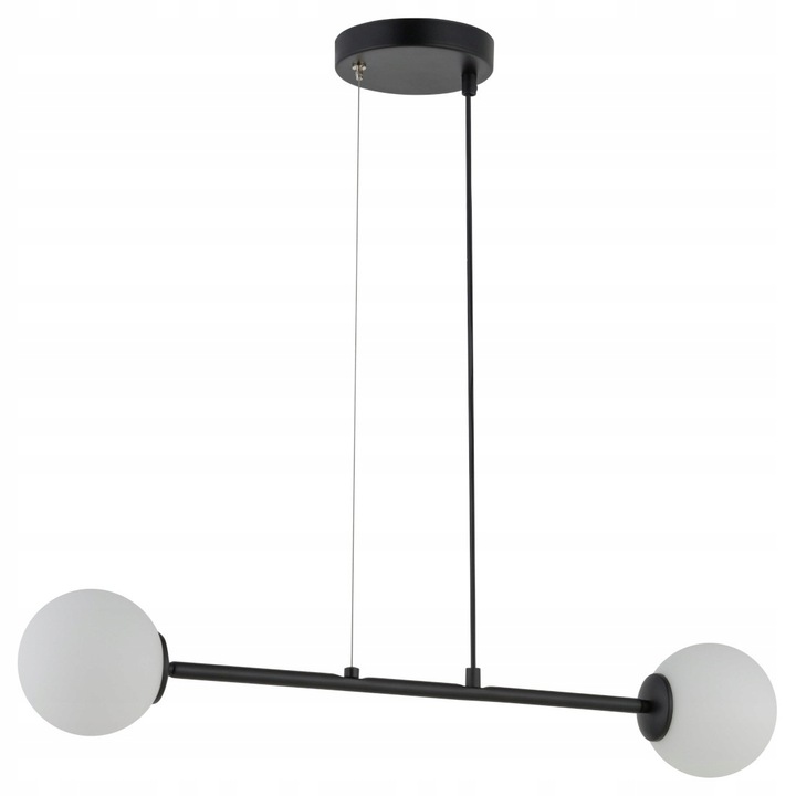 Závěsné Stropní Svítidlo Lišta Balans Černá 2x G9 Kule Sigma Lighting