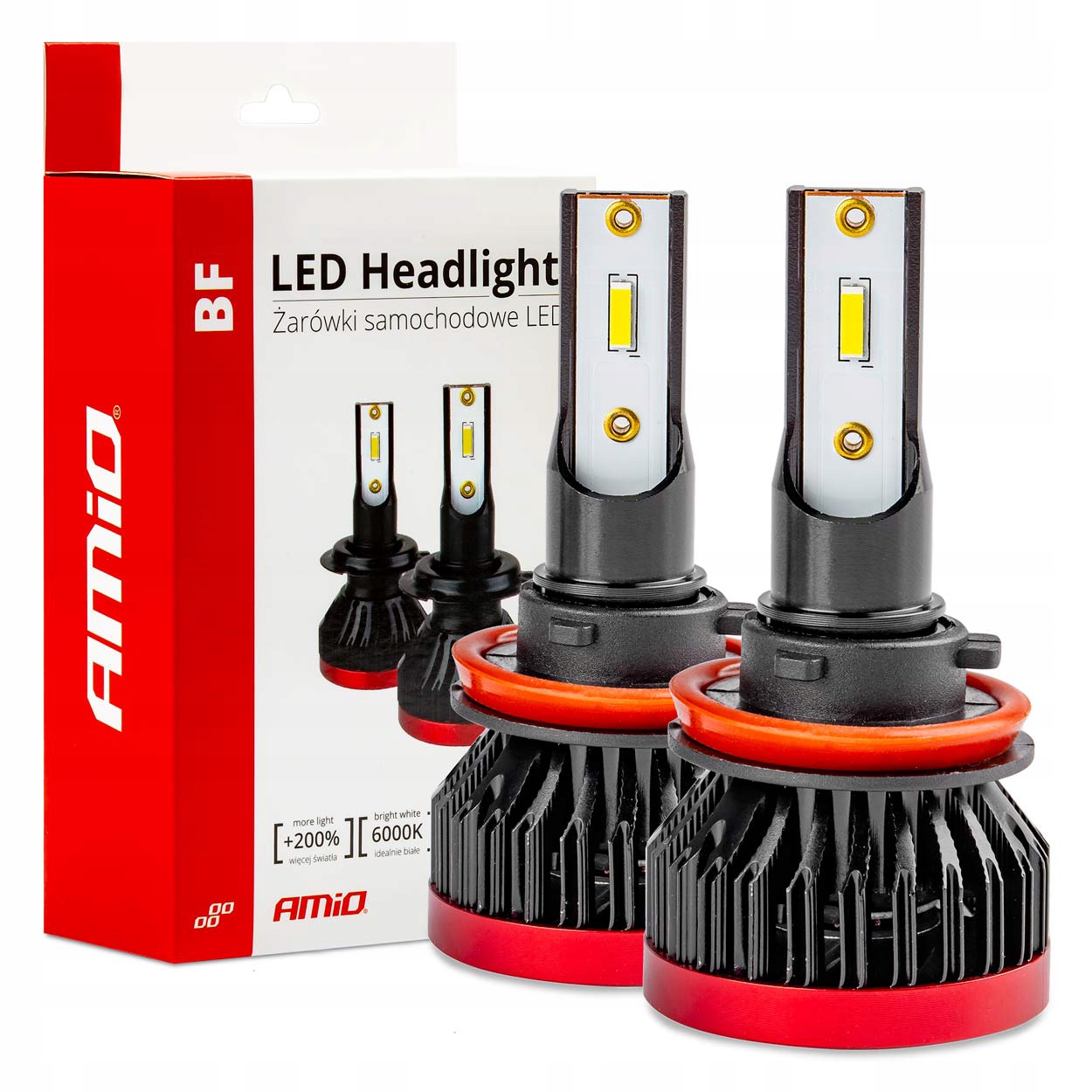 

Żarówki Led +200% Przeciwmgielne 6000K H8 H9 H11